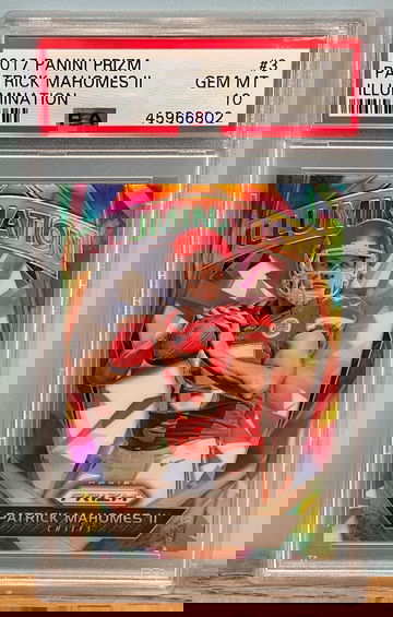 PATRICK MAHOMES 2017 Panini Prizm Illumination PSA 10