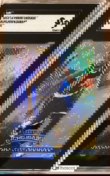 Kevin Durant 2013 Panini Crusade Blue Parallel #185 SGC 9 Mint OKC Thunder 🏀