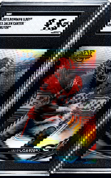 2022 Bowman U Best #13 JALEN CARTER ROOKIE RC MINT+ Refractor Georgia Eagles