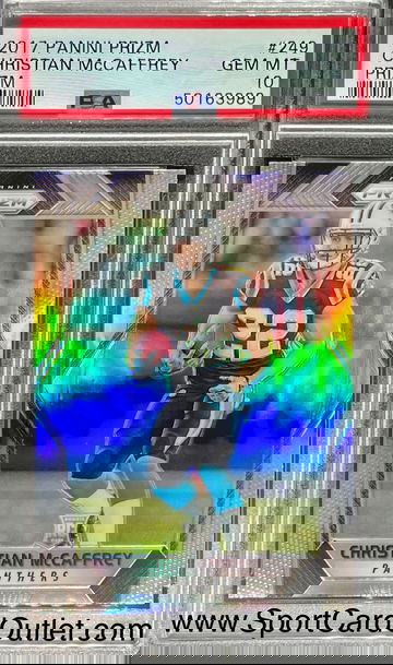 2017 Prizm Christian McCaffrey Rookie PSA 10