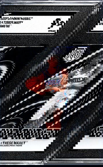 2023 Panini Mosaic Give and Go Tyrese Maxey #14 SGC 9