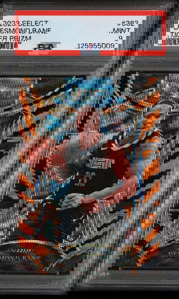 2023 Panini Select Prizms Tiger Desmond Bane #362 PSA 9