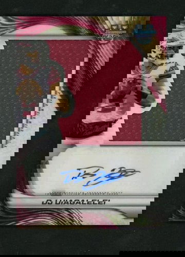 2024 Bowman #PJA-DU DJ Uiagalelei Prospect Jumbo Relic Autograph jersey