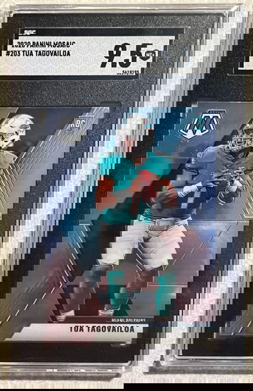2020 Panini Mosaic Tua Tagovailoa RC #203 Rookie