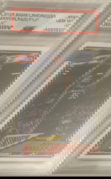 2018-19 Chronicles Classics Marvin Bagley III Rookie Blue  PSA 10 