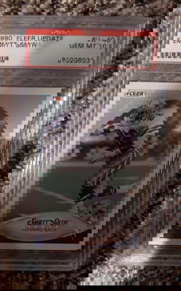 1990 Fleer Update Emmitt Smith PSA 10 Rookie