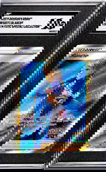 2022 Pokémon SWSH Promo Full Art Trainer Blanche #SWSH227 Holo SGC 10