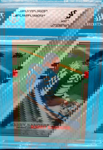 1989 Topps Traded #83T Barry Sanders BGS 9 looks like 10 Gem