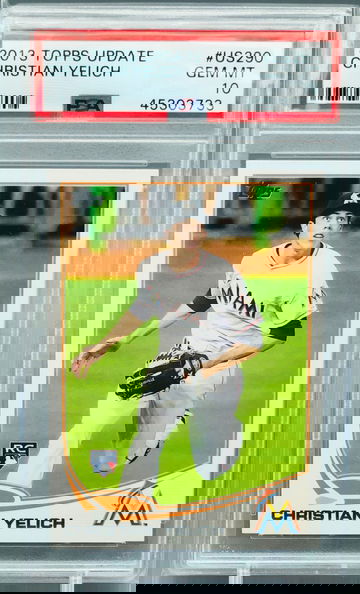 Christian Yelich 2013 Topps Update Base Rookie PSA 10