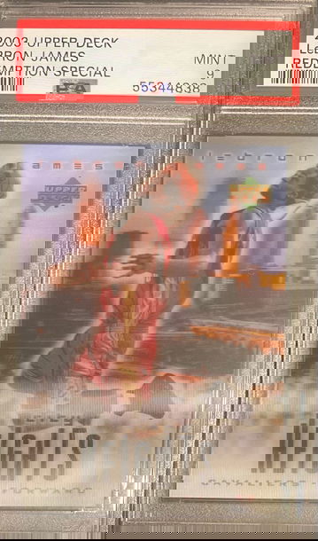 2003 Upper Deck Lebron James Redemption RC PSA 9