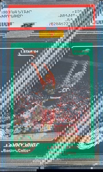 1983 Star Larry Bird #26 SP PSA 8.5 MBA Gold Label