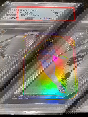 2018 Panini Prizm Silver Lamar Jackson Rookie Introduction