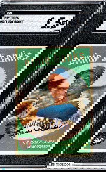 1959 Topps Ernie Banks #350 SGC 1.5