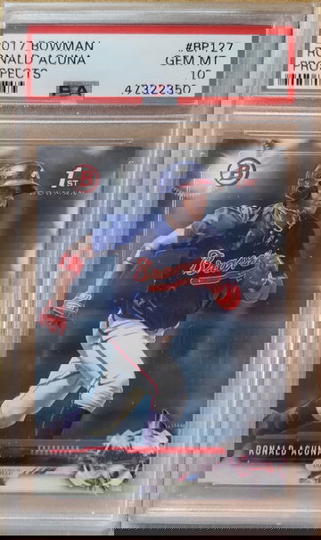 2017 Bowman Ronald Acuna Jr. PSA 10