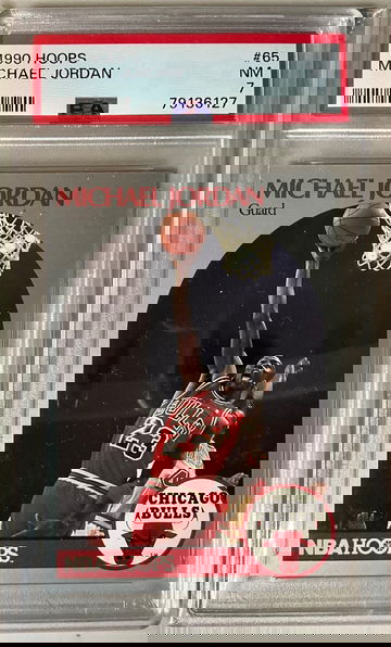 1990 HOOPS #65 MICHAEL JORDAN NM 7