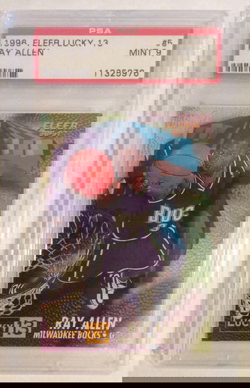 1996-97 Fleer Lucky 13 #5 Ray Allen PSA 9
