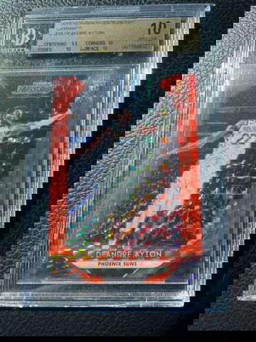 Bgs 10 2018 prizm mosaic Deandre Ayton team color orange /99