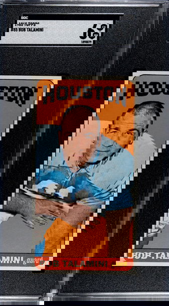 1965 Topps #85 Bob Talamini Houston Oilers SGC 6 EXMT