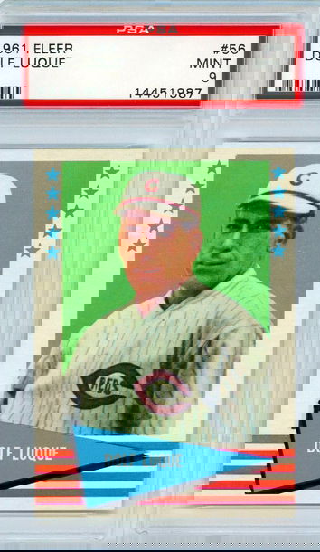 1961 Fleer Dolf Luque #56 PSA 9 P1269