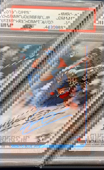2019 Topps Vladimir Guerrero Jr Mystery Rookie Autograph PSA 10