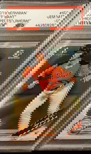 2019 Bowman Chrome Joey Bart Rookie PSA 10 San Francisco Giants