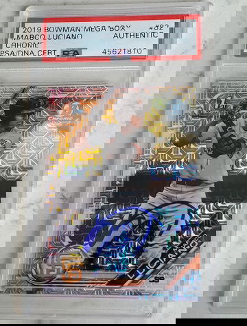 2019 Bowman Mega Box Marco Luciano RC SIGNED