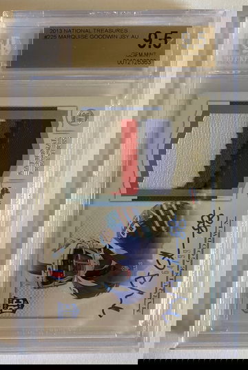 Marquise Goodwin 2013 rpa /99 national treasures 