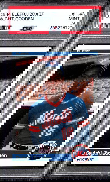 1984 Fleer Update #U-43 Dwight Gooden PSA 9