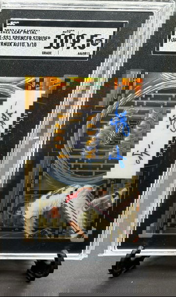 2022 Leaf Metal Draft Spencer Strider Fort Knox Auto     SGC 9.5