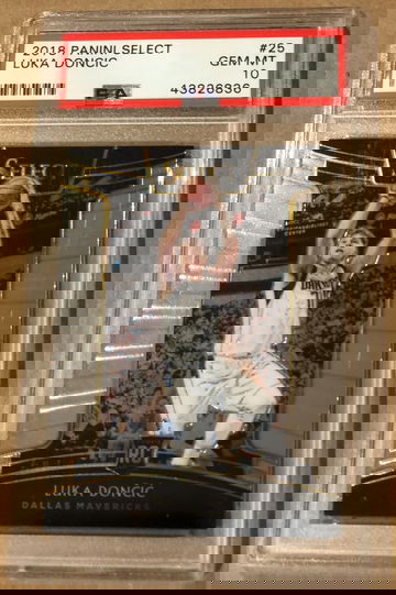 2018 Panini Select Luka Doncic PSA 10 Gem-Mint