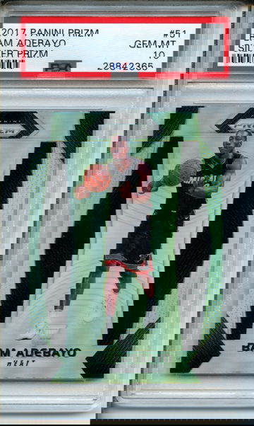 2017 Panini Prizm Bam Adebayo Silver Prizm RC #51 PSA Gem Mint 10