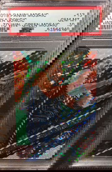 2019 Mosaic Luka Doncic Green Will To Win PSA 10 Gem Mint