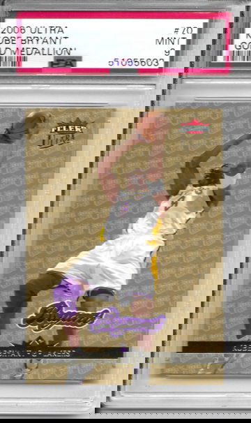 2006-07 Fleer Ultra Gold Medallion Kobe Bryant PSA 9 Mint #70