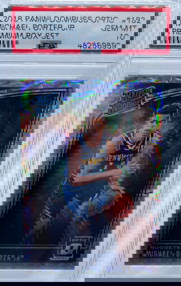 2018 Panini Donruss Optic Michael Porter Jr. PREMIUM BOX SET PSA 10 GEM MINT