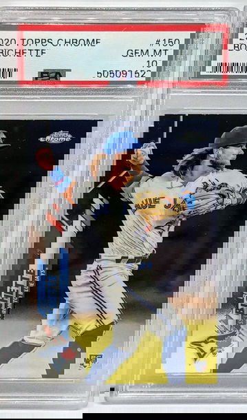 2020 Topps Chrome Bo Bichette PSA 10