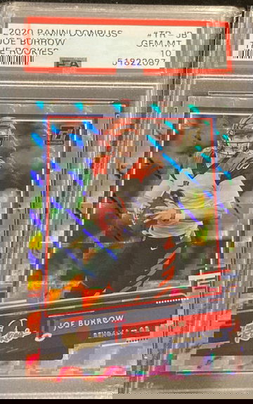 2020 Donruss Joe Burrow The Rookie Insert PSA 10