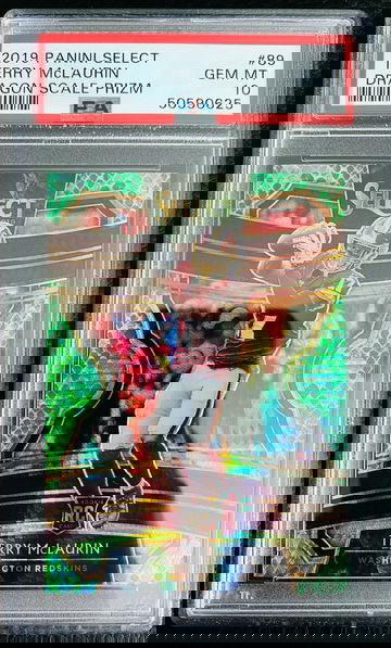 2019 Panini Select Terry McLaurin Rookie Dragon Scale Prizm /88 PSA 10 *POP 2*