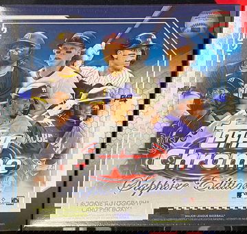 2021 Topps Chrome Sapphire Edition Baseball Factory Sealed Box