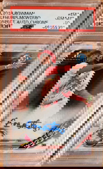 ELEHURIS MONTERO 2019 Bowman Chrome Auto PSA 10