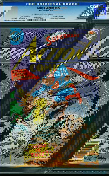 ACTION COMICS #470, CGC 9.4 NM