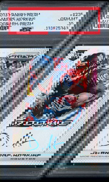 2013 Panini Prizm - Autographs DeAndre Hopkins #225 Silver /99 RC Rookie PSA 10 