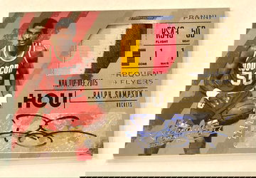 Ralph Sampson 2015-16 Absolute Jersey Patch Auto SP /25!