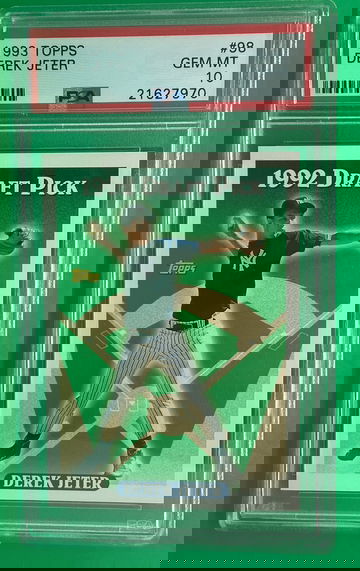 Derek Jeter Psa 10 Yankees topp 1993 98 jr