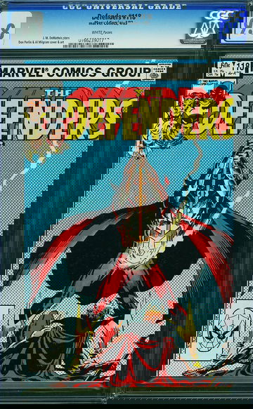 The Defenders #118 CGC 9.8 White Pages Marvel April 1983