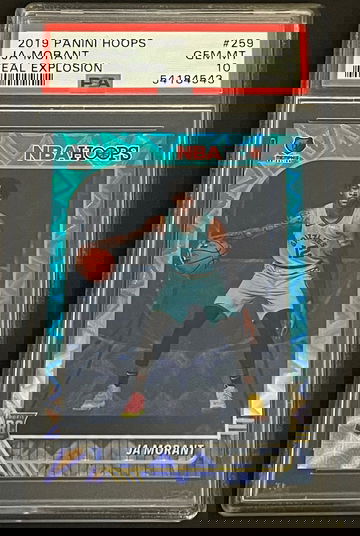 2018 Panini Hoops Teal Explosion Ja Morant Rookie #259