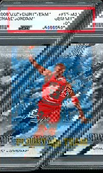 2006 Upper Deck UD Flight Team FT-MJ Michael Jordan Chicago Bulls PSA 10 Gem Mint 