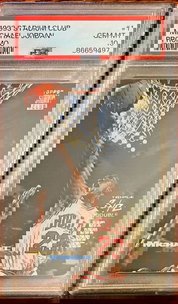 (POP 3) 1993 Stadium Club Michael Jordan Promo PSA 10 GEM MINT