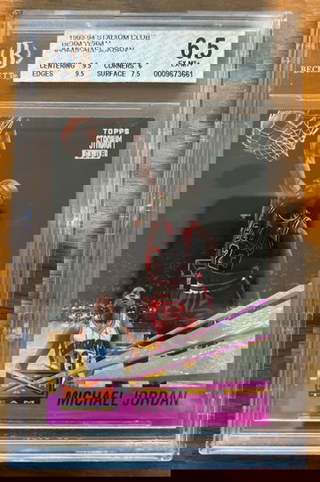 1993-94 stadium club beam team #4 Michael Jordan 