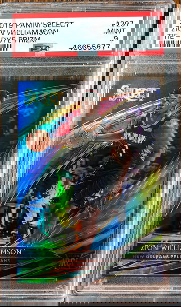 2019 Select Zion Williamson Courtside Tie-Dye Prizm 