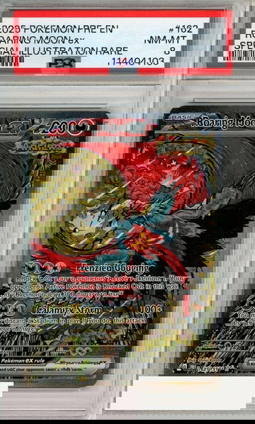 2025 POKEMON PRE EN-PRISMATIC EVO ROARING MOON EX #162 SIR PSA 8